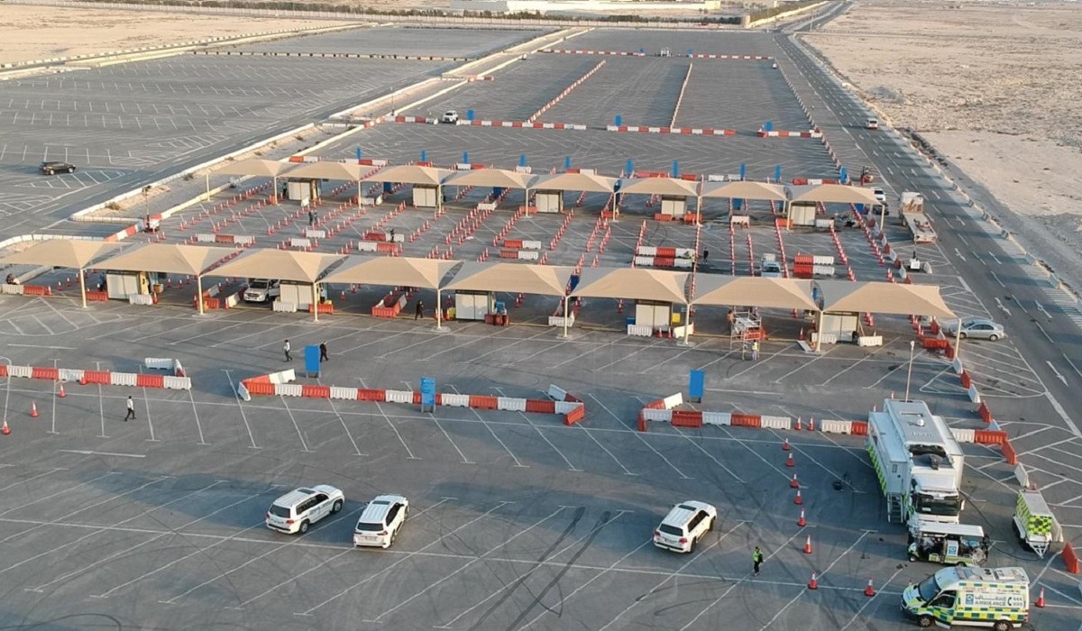 New Drive-Through COVID-19 Testing Center Opens in Lusail